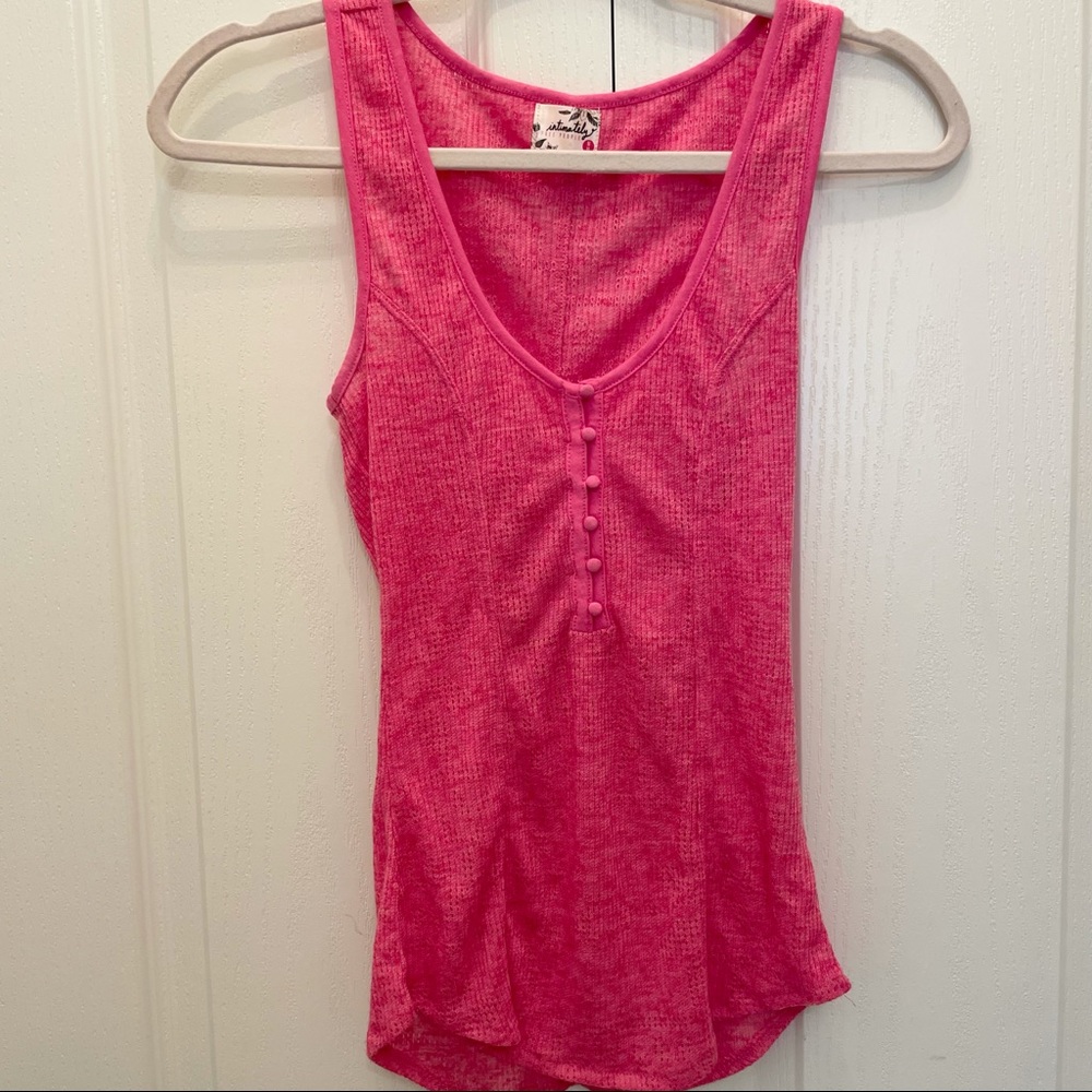 Intimately FREE PEOPLE Hot Pink Tank Top